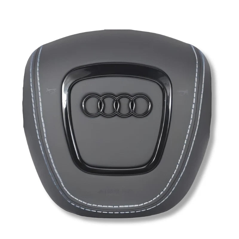 Airbag Cover Audi A3 A4 B7 8P – Leder, Naht weiß