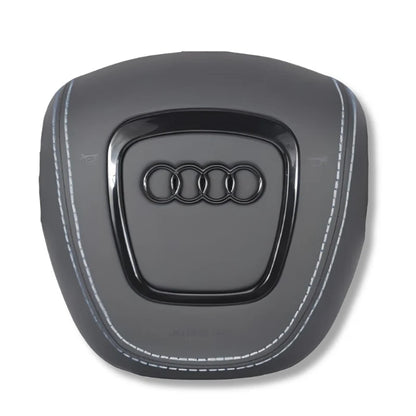 Airbag Cover Audi A3 A4 B7 8P – Leder, Naht weiß