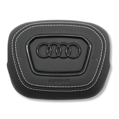 Airbag Cover Audi A3 A4 A5 8Y B9.5 – Leder, Naht weiß