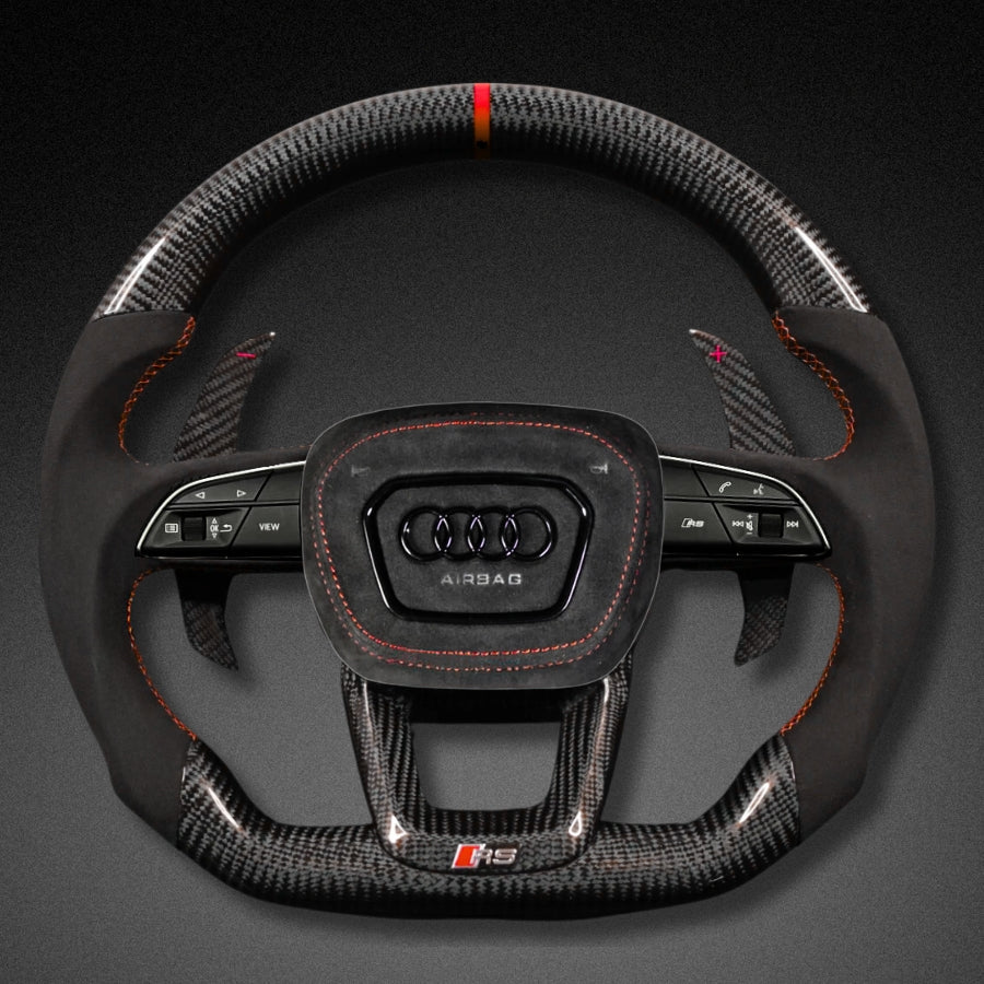 Carbon-Alcantara Lenkrad für Audi A3 A4 A5 8Y B9.5 – Bild 1