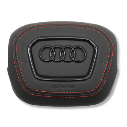 Airbag Cover Audi A3 A4 A5 8Y B9.5 – Leder, Naht rot