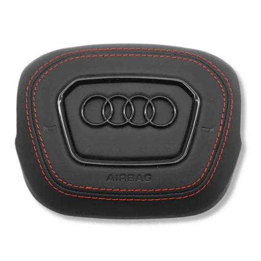 Airbag Cover Audi A3 A4 A5 8Y B9.5 – Leder, Naht rot