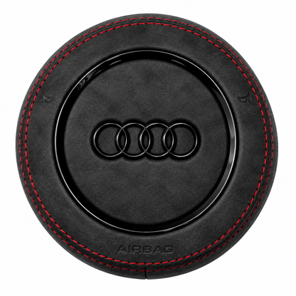 Airbag Cover Audi A3 A4 A5 B8 8V Vor-Facelift – Alcantara, Naht rot