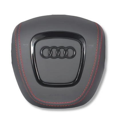 Airbag Cover Audi A3 A4 B7 8P – Leder, Naht rot