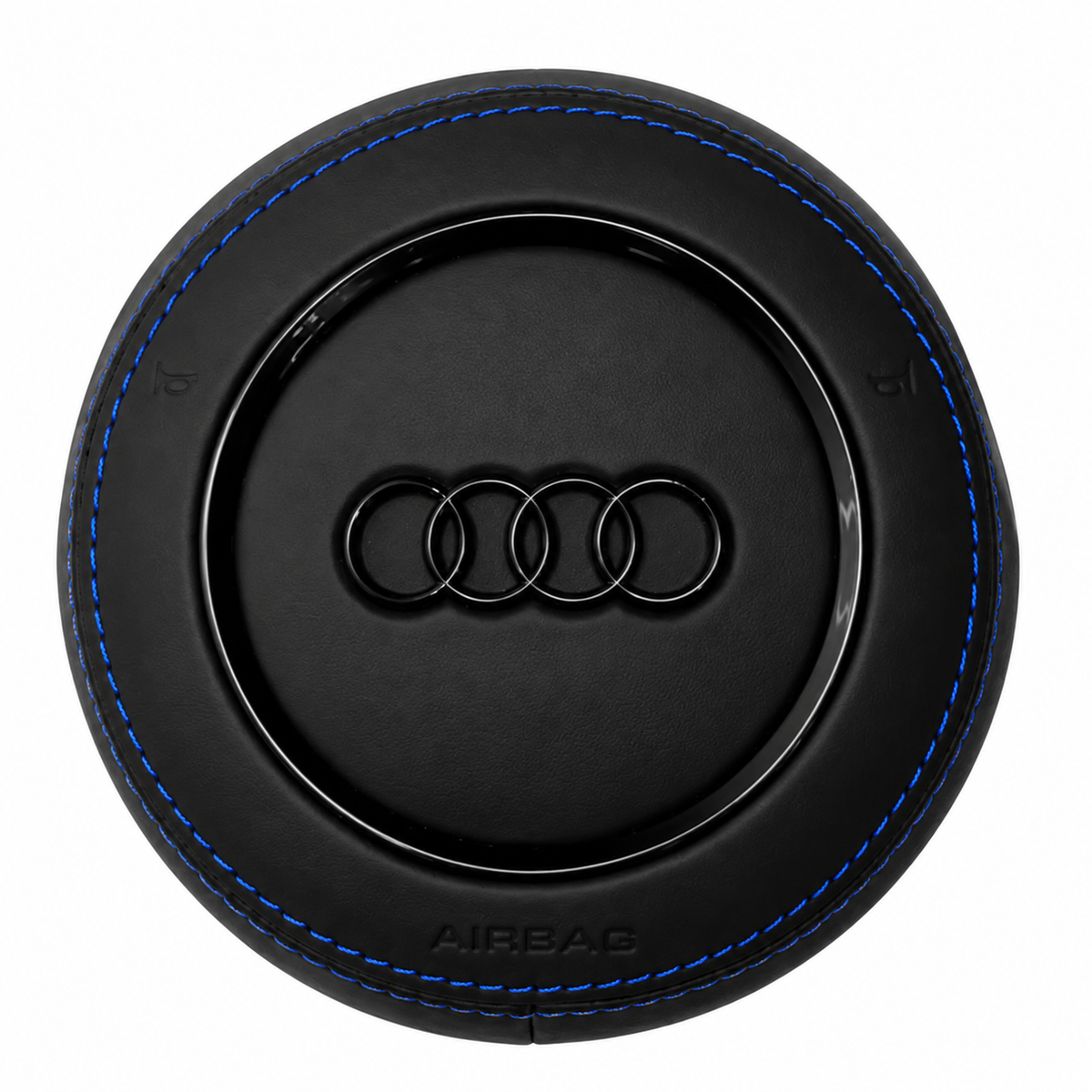 Airbag Cover Audi A3 A4 A5 B8 8V Vor-Facelift – Leder, Naht blau