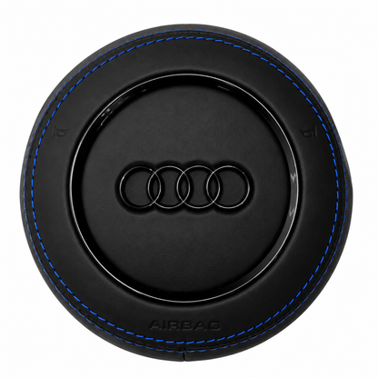 Airbag Cover Audi A3 A4 A5 B8 8V Vor-Facelift – Leder, Naht blau