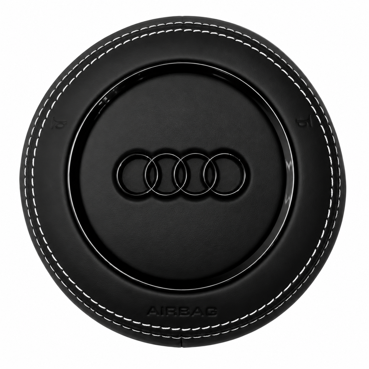 Airbag Cover Audi A3 A4 A5 B8 8V Vor-Facelift – Leder, Naht weiß